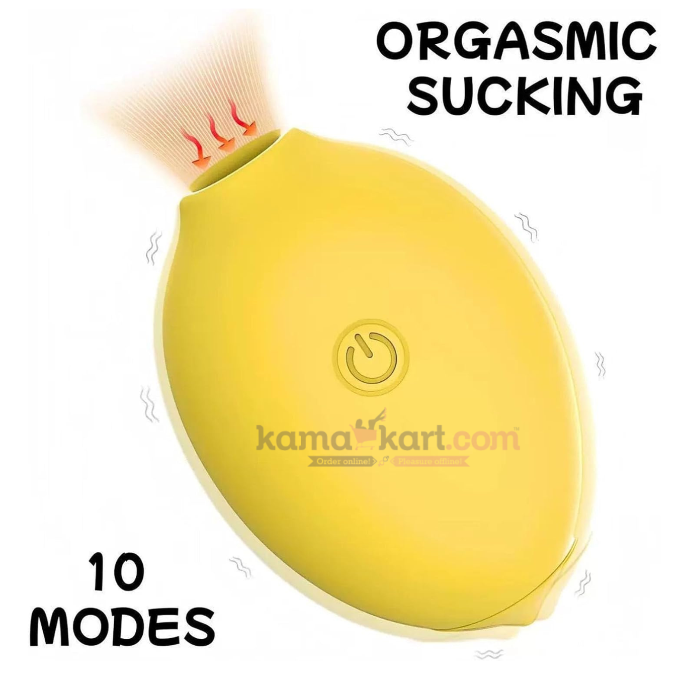 Lemon Clitoral Suction Stimulator – 10-Mode Suction & Vibration Massager