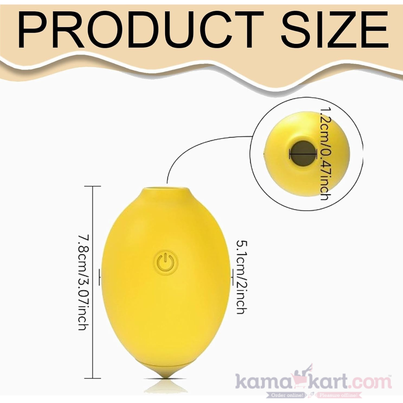 Lemon Clitoral Suction Stimulator – 10-Mode Suction & Vibration Massager