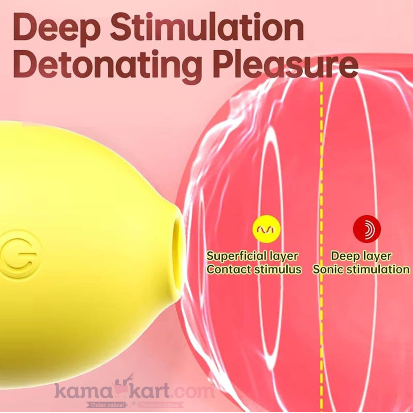 Lemon Clitoral Suction Stimulator – 10-Mode Suction & Vibration Massager