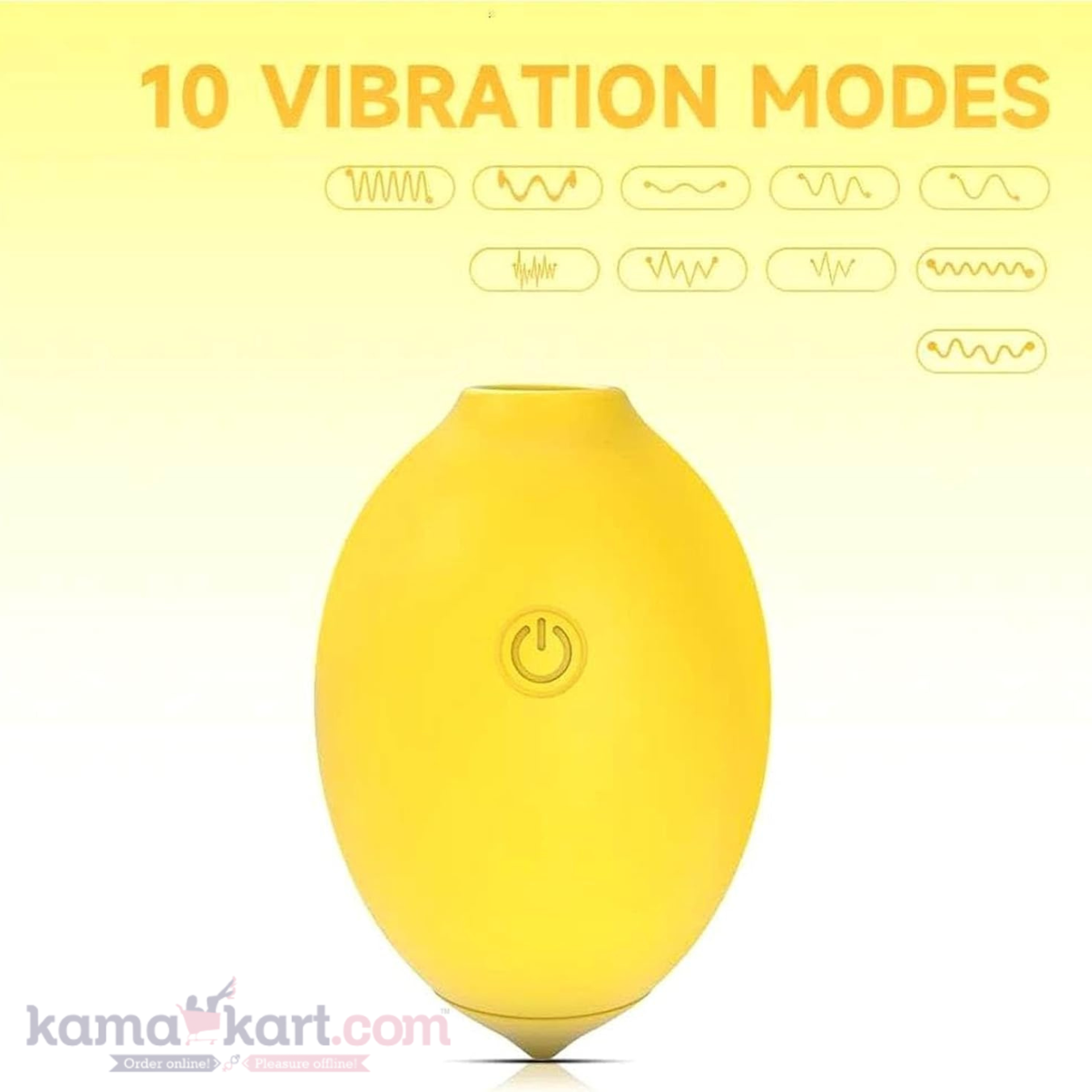 Lemon Clitoral Suction Stimulator – 10-Mode Suction & Vibration Massager
