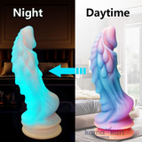 KamaDragon Luminous Silicone Dildo with Suction Cup – 23 cm