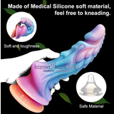 KamaDragon Luminous Silicone Dildo with Suction Cup – 23 cm