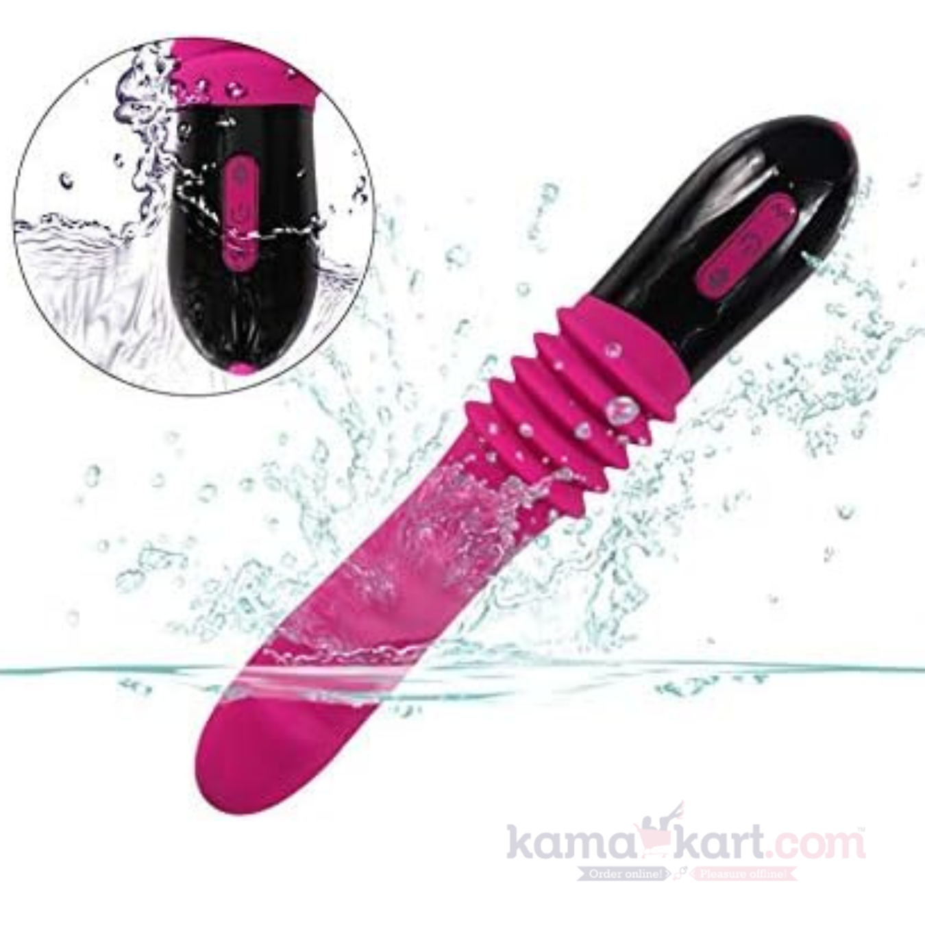 KamaDragon  2- in-1 Thrusting, Vibrating Massager