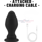 Rechargeable Vibrating Foxtail Anal Plug