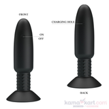 Pretty Love anal plug with vibration and rotation black