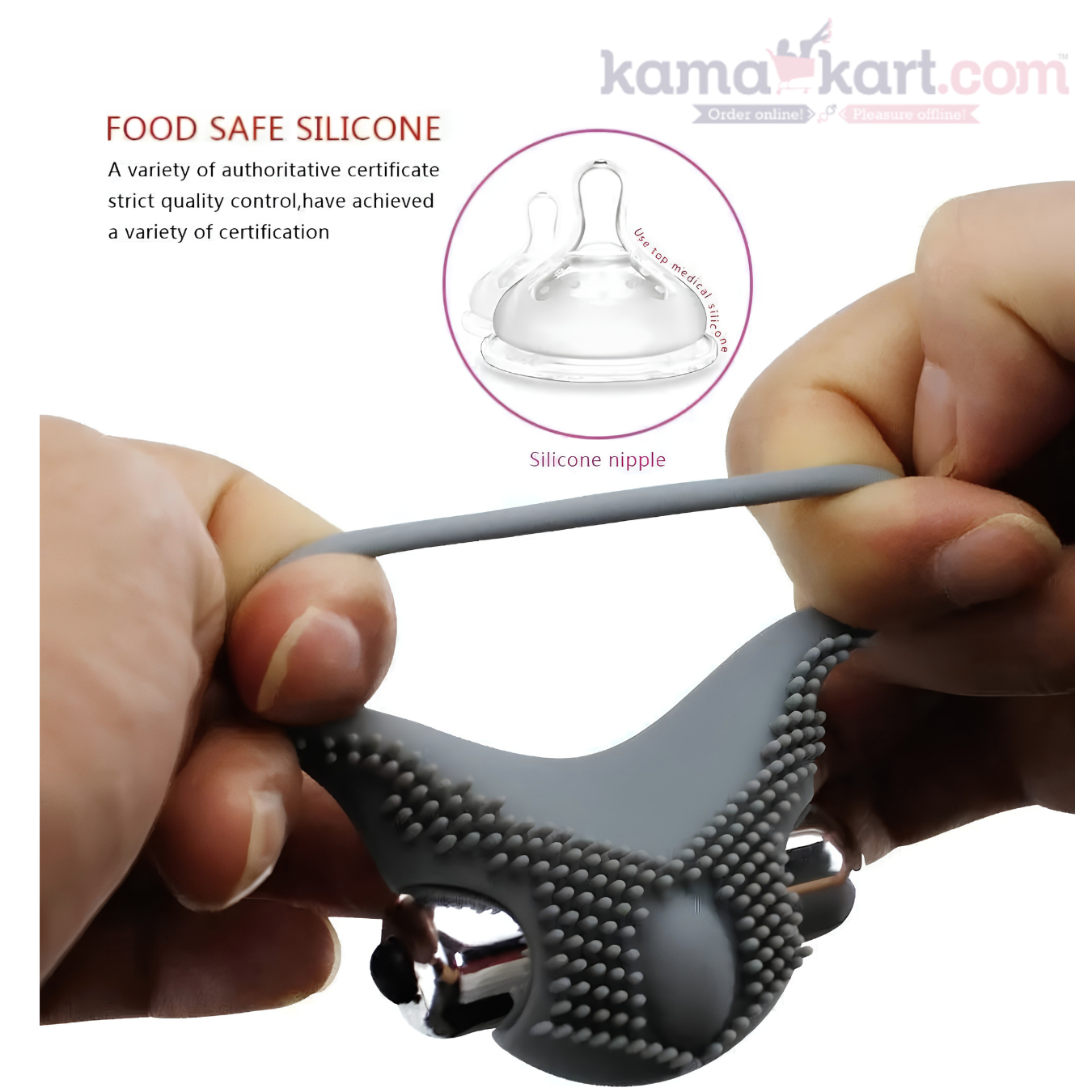 Kamajoy Vibrating Couple Ring