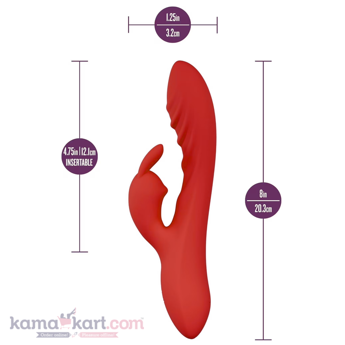 Kamajoy Dual Motor Rabbit-Style Vibrator