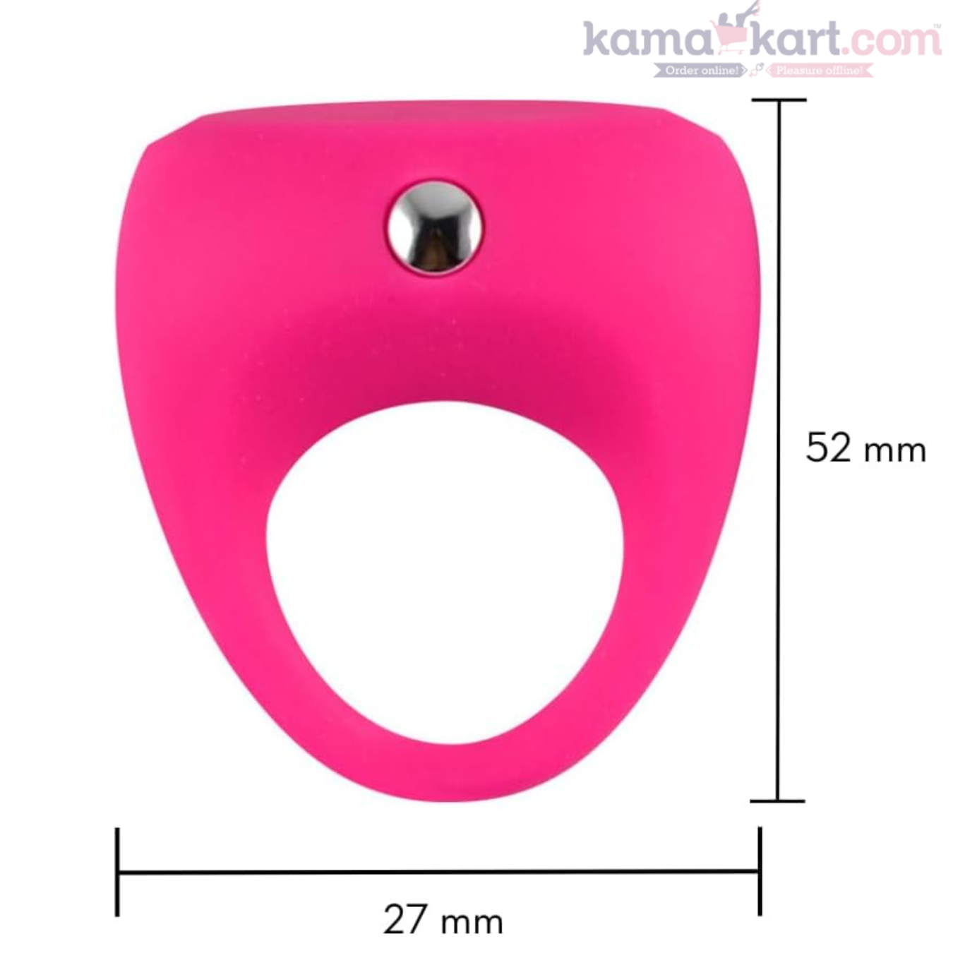 Kamajoy Vibrating Cock Ring with Mini Bullet