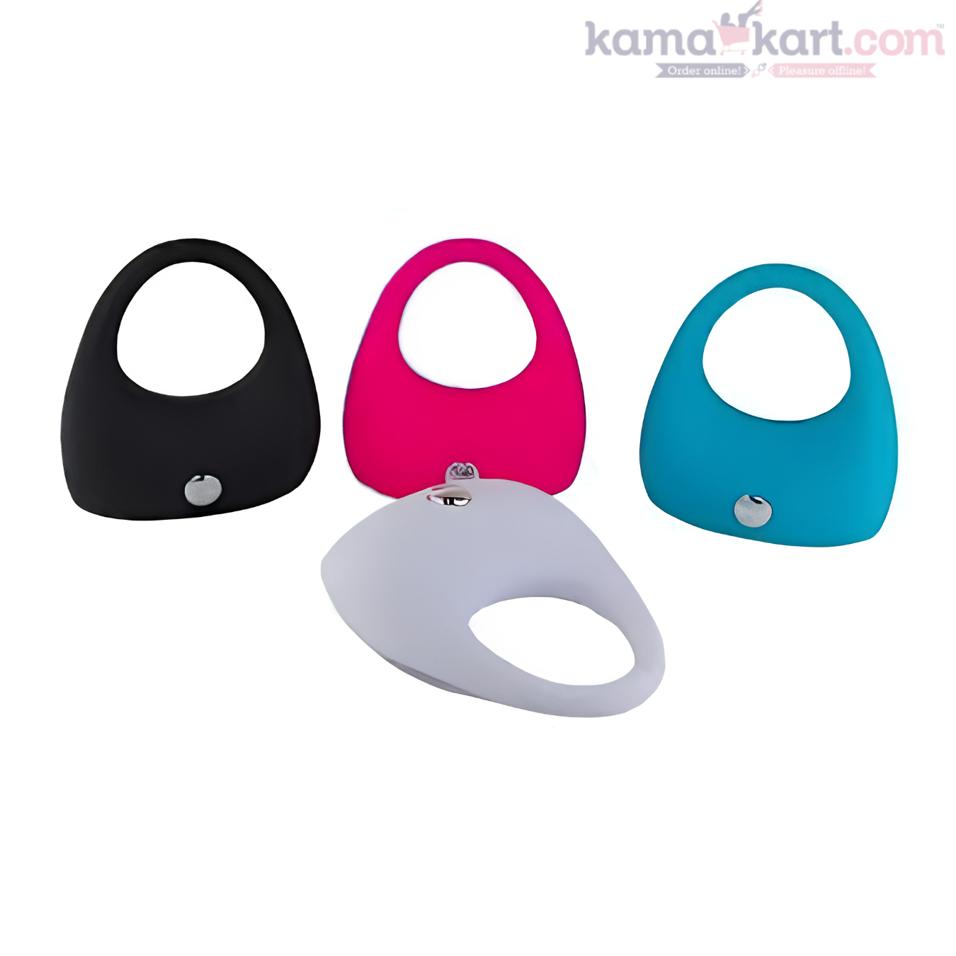 Kamajoy Vibrating Cock Ring with Mini Bullet