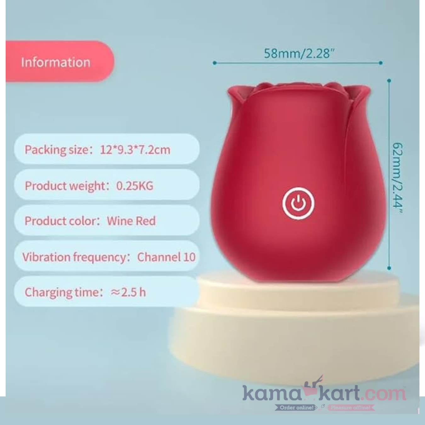 Rose Suction & Vibration Massager