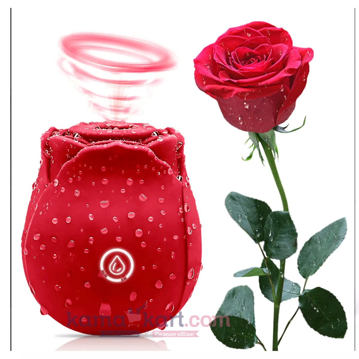 Rose Suction & Vibration Massager