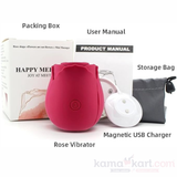 Rose Suction & Vibration Massager