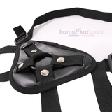 Adjustable Strap-On Harness with Universal O-Rings – Comfortable Leather Harness for Compatible Dildos