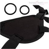 Adjustable Strap-On Harness with Universal O-Rings – Comfortable Leather Harness for Compatible Dildos