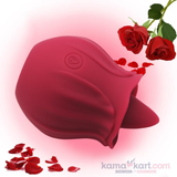 Rose Tongue Vibrator – 10-Mode Silicone Personal Massager