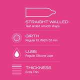 Durex Extra Thin Bubblegum Flavoured – 3 Condoms