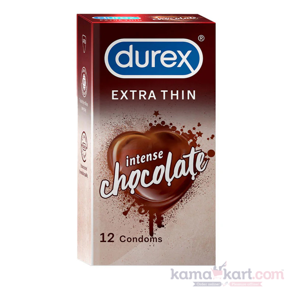 Durex Extra Thin Intense Chocolate Flavoured – 12 Condoms