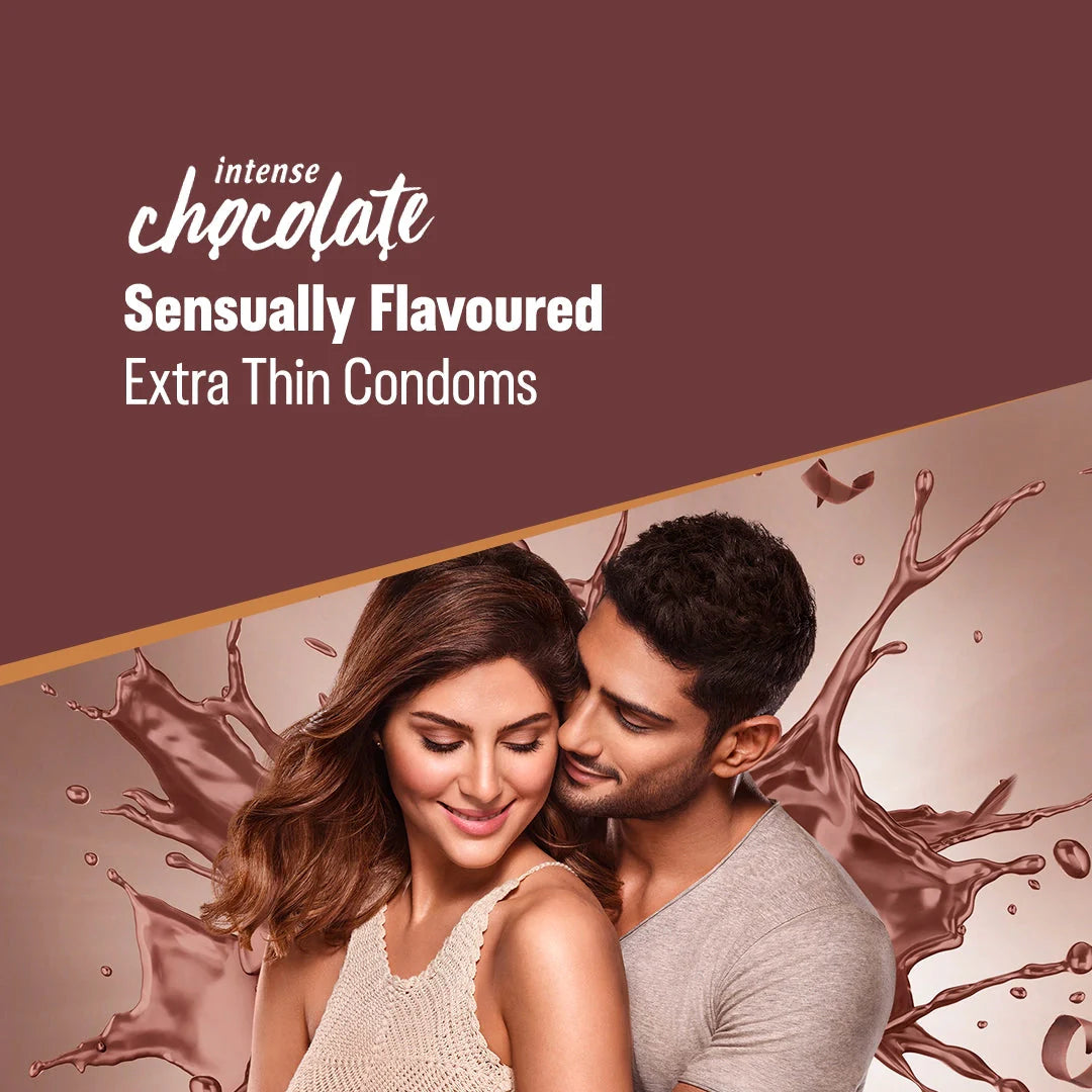 Durex Extra Thin Intense Chocolate Flavoured – 12 Condoms