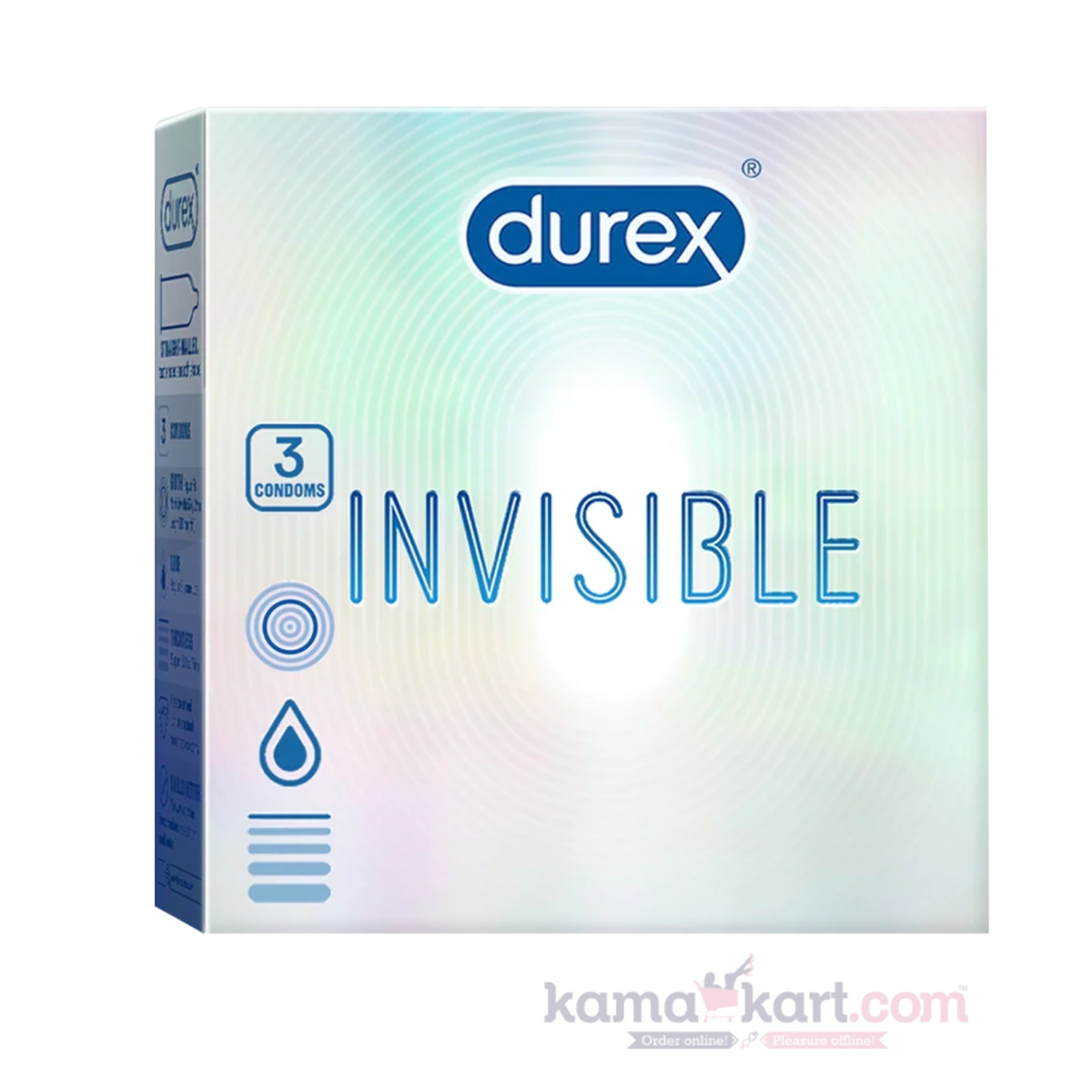 Durex Invisible – 3 Condoms