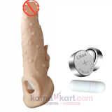 Kamajoy Vibrating Reusable Silicone Extension Sleeve