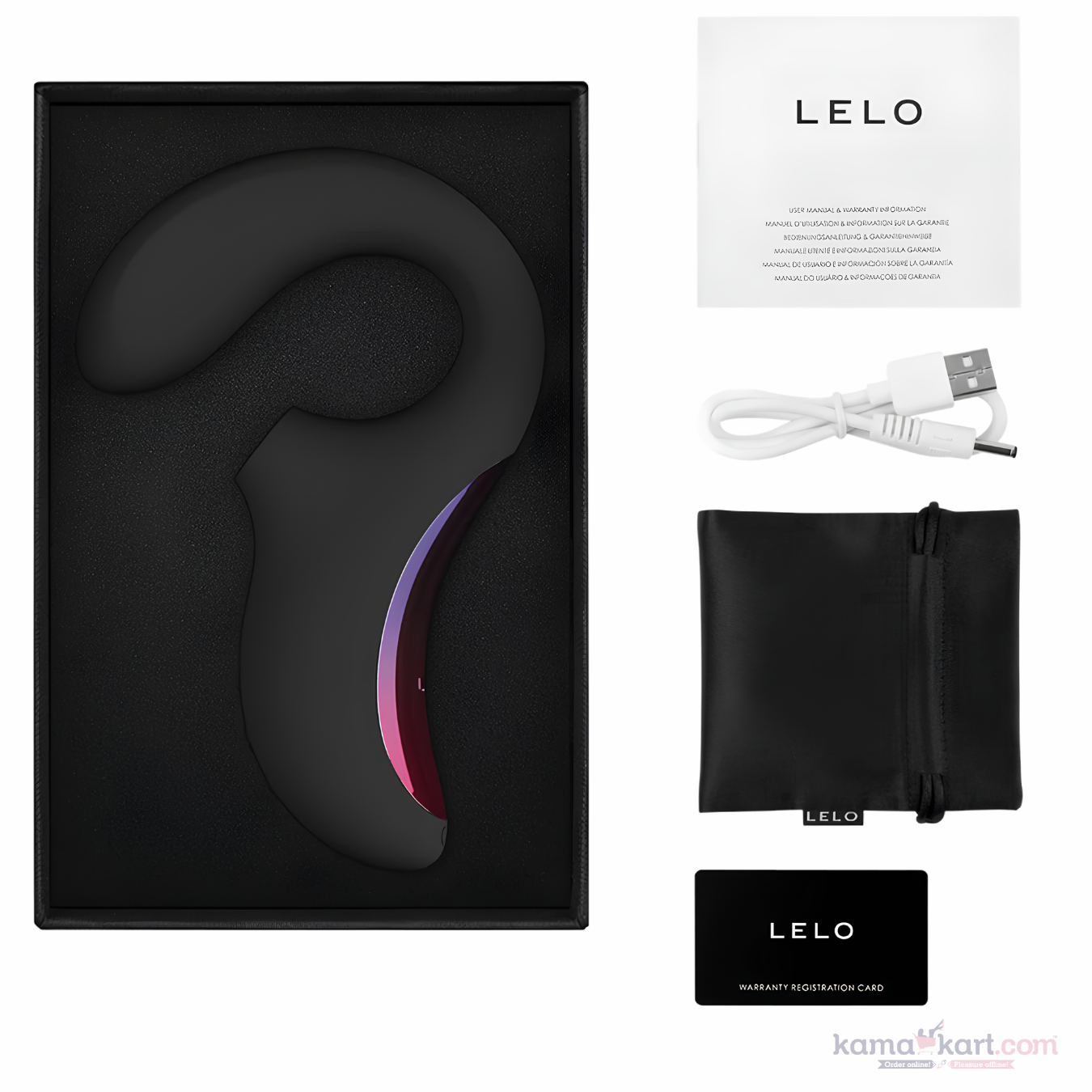 LELO ENIGMA™ Black – Premium Triple Stimulation Massager