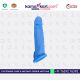 Kama Dragon Jumbo Penis Sleeve for Men - Neon Blue