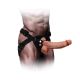 Kamajoy Realistic Strap on Hollow Dildo 8 Inch For Couples