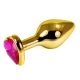 Kamajoy Heart Metal Plug ( Gold -Purple )