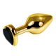 Kamajoy Heart Metal Plug ( Gold -Black )