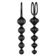 Satisfyer - Super Soft Silicone Anal Beads (Black)