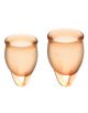 SATISFYER FEEL CONFIDENT MENSTRUAL CUP (ORANGE)