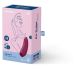 Satisfyer - Curvy 1+ App-Controlled Air Pulse Stimulator Vibrator (Rose Red)