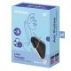 Satisfyer - Love Triangle App-Controlled Air Pulse Stimulator Vibrator (Black)