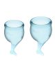 SATISFYER FEEL SECURE MENSTRUAL CUP (LIGHT BLUE)