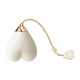 Zalo Baby Heart Personal Massager Vanilla White